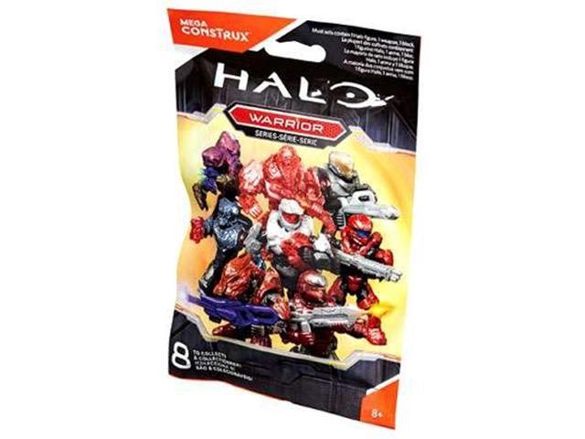Lot Of 5 New Halo Mega Bloks Construx Warrior Mystery Pack Mini Action Figures 