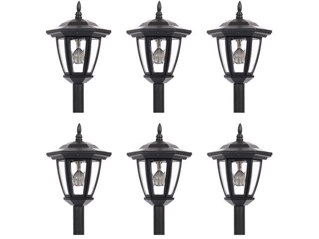 iglow garden solar lamp post