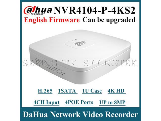 Dahua Nvr4104 P 4ks2 Nvr 4 Channel Smart Mini 1u 4poe 4k H 265