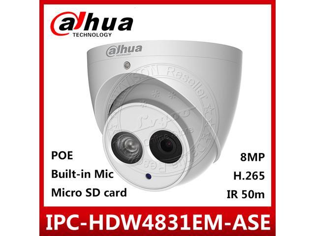 265 PoE WDR IR50m IP67 Mini Bullet Network Camera 2.8mm ONVIF OEM Dahua 8MP H