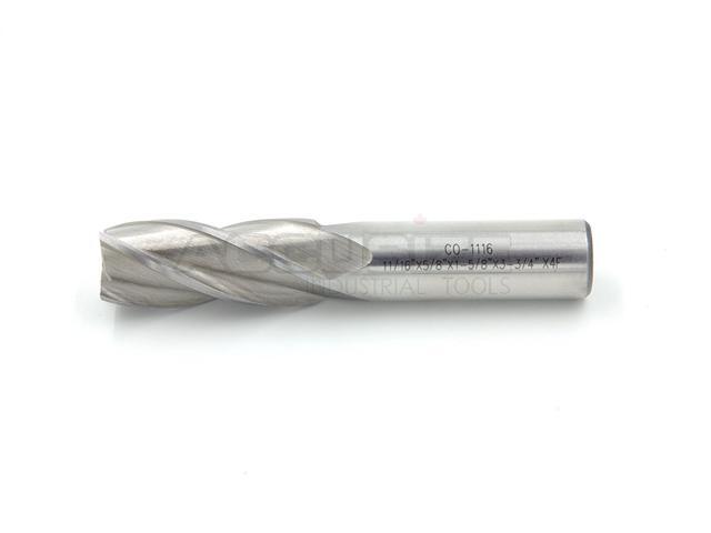 5 Pcs of 1//2/"x1//2/"x1-1//4/"x3-1//4/" M42 HSS+8/%Cobalt 4 Flute End Mill #CO-12x5