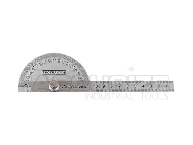 Stainless Steel Protractor Square /& Round #E607-1017/&E607-1018