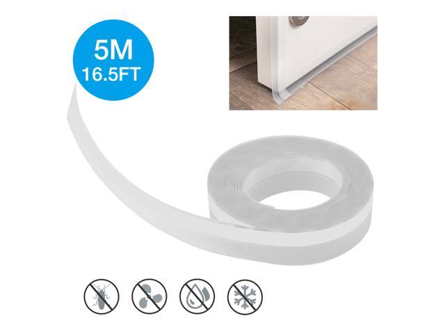 16FT Door Seal Strip Weather Stripping Adhesive Silicone Windows Bottom Stoppers