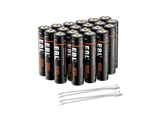 Ebl Usb Rechargeable Aaa Batteries V Long Lasting Rechargeable Lithium Ion Triple A