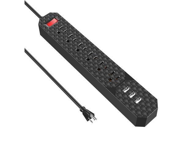 Add 6 Outlet Surge Protector Strip 3 Port Smart Usb Add 6 Outlet Surge Protector Strip 3 Port Smart Usb Charger With