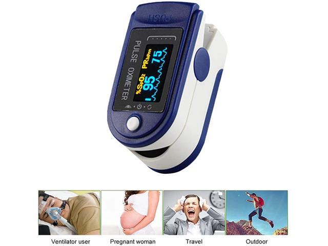 Finger Digital Pulse Oximeter Blood Oxygen Saturation Monitor Heart Rate Monitor Spo2 Health Monitors Portable Oxygen Sensor Newegg Com - heart beat monitor roblox