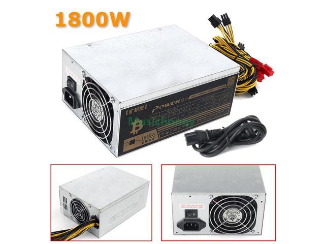 1800w Mining Machine Power Supply For Eth Bitcoin Miner Antminer S7 S9 A4 L3 Newegg Com - 