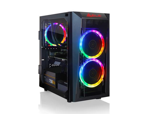 CLX SET Gaming Desktop - Liquid Cooled Intel Core i5 10400 2.9Ghz 6-Core Processor, 16GB DDR4 Memory, GeForce RTX 3070...