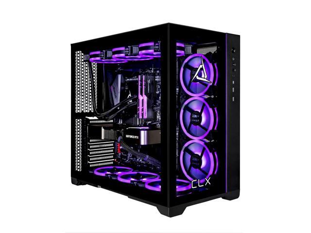 CLX SET Gaming Desktop - AMD Ryzen 7 7800X3D 4.2GHz 8-Core Processor, 32GB  DDR5 Memory, GeForce RTX 4080 16GB GDDR6X Graphics 2TB NVMe M.2 SSD, 6TB