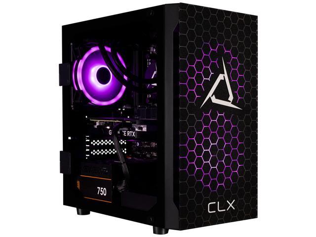 CLX SET Gaming Desktop - AMD Ryzen 7 7700X 4.5GHz 8-Core Processor 32GB DDR5 Memory GeForce RTX 4060 Ti 8GB GDDR6 Graphics 1TB NVMe M.2 SSD 2TB HDD WiFi Win 11 Home 64-bit