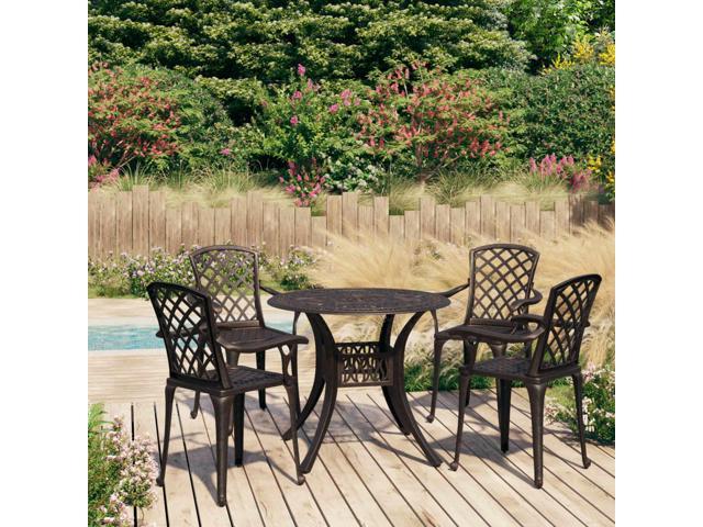 bistro set cast aluminium