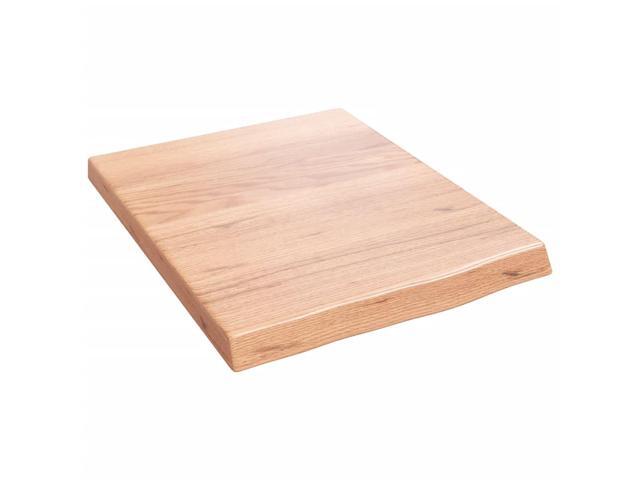 vidaXL Wall Shelf Floating Storage Shelf Light Brown Treated Solid Wood Oak - Newegg.com