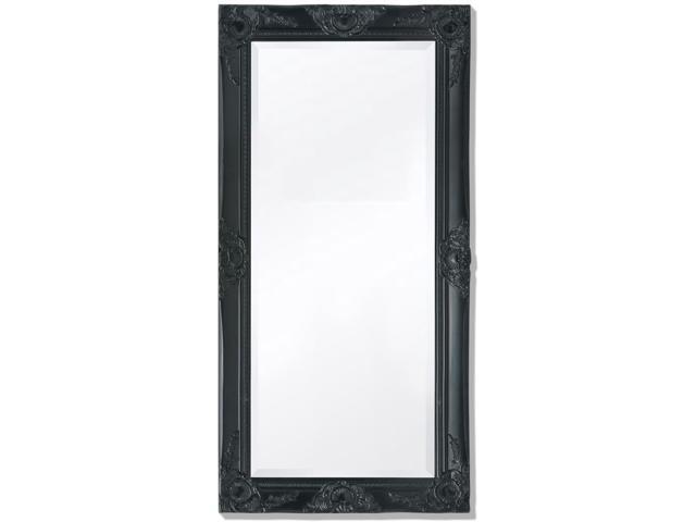 Vidaxl Black Wall Mirror Ornate Vanity Baroque Bedroom Hallway Living Room Home Newegg Com