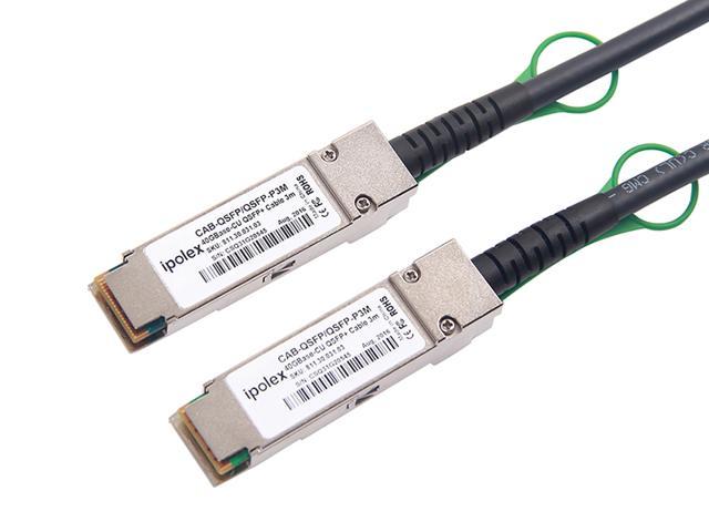 Open Switch Devices 1m 40G QSFP+ DAC Cable Supermicro 40GBASE-CR4 Passive Direct Attach Copper Twinax QSFP Cable with 3M Twin Axial Cable Technology for Cisco QSFP-H40G-CU1M 