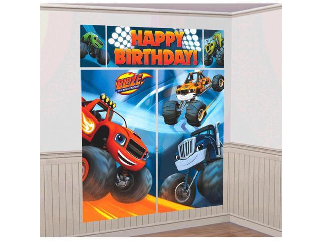 Blaze And The Monster Machines Scene Setters Wall Decorating Kit