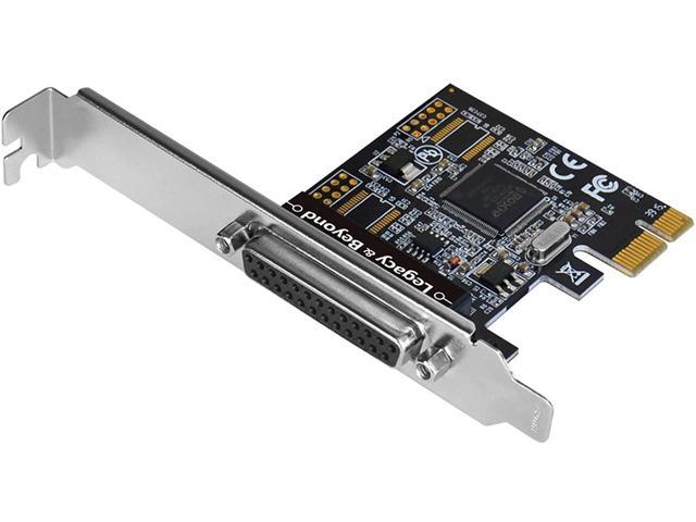 SIIG Legacy and Beyond Series 1 Port Single Parallel PCIe Card - Supports SPP/EPP/ECP - IEEE 1284 Standard
