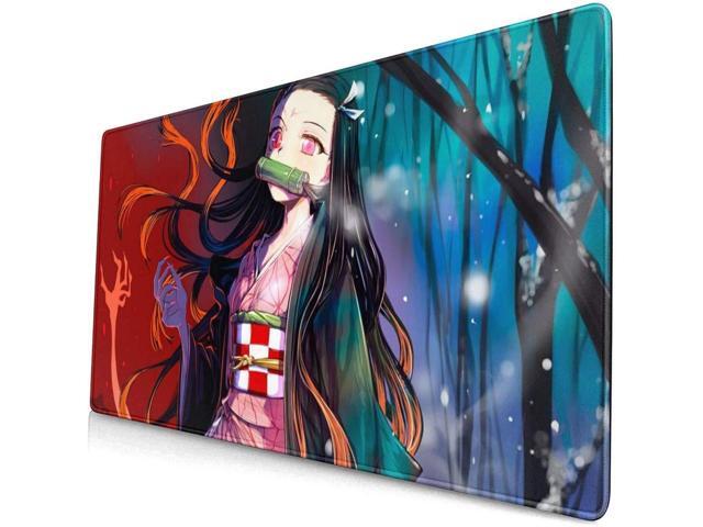 Kimetsu no Yaiba Kamado Nezuko Anime Mouse Pad Huge Keyboard Mat Game Playmat