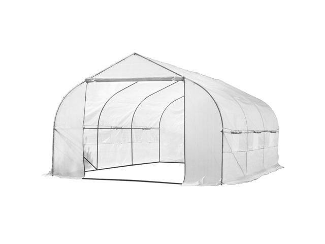 11ft Portable Walk-in Garden Greenhouse Outdoor Green House for Fruits Plants and Flowers 11 Long x 10 Wide x 7 High Vegetables 