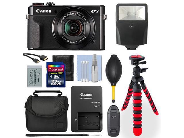 Canon G7x Mark II 20.1MP Digital Camera+ 32GB Deluxe Accessory Package - Newegg.com