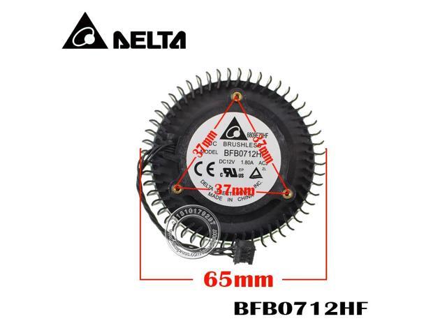 BFB0712HF 65mm 12V 1.8A For NVIDIA GTX Titan GTX980 980Ti Graphics Card ...