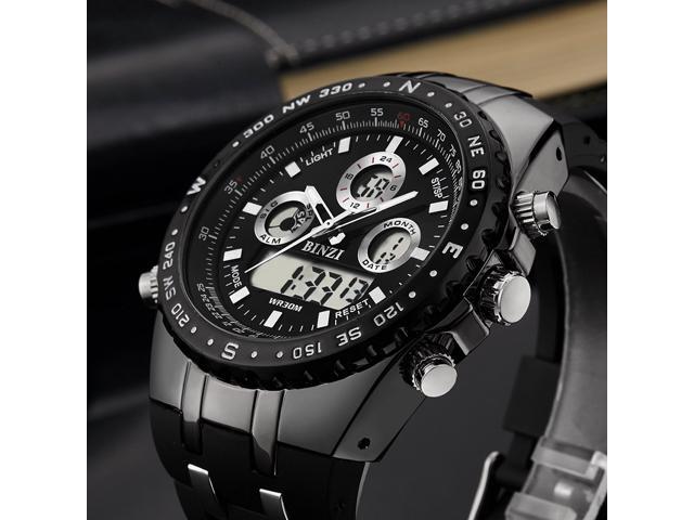 binzi big face sports watch