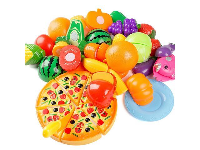 plastic fruit and vegetables toys