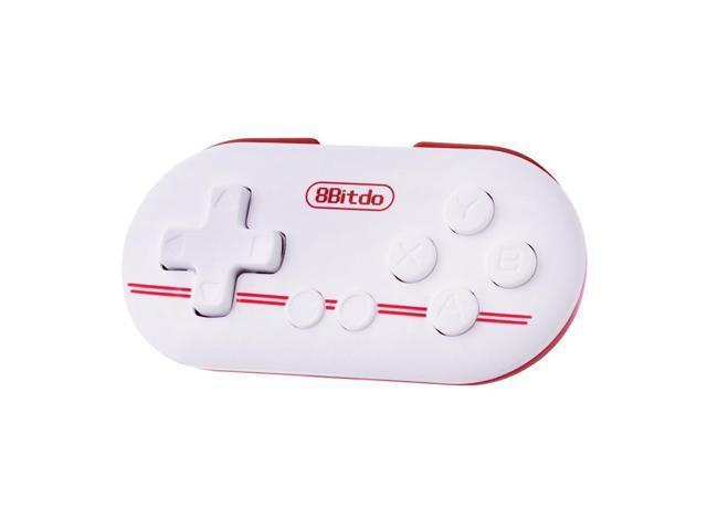 8bitdo Zero Mini Controller Portable Bluetooth White Wireless Gamepad Newegg Com