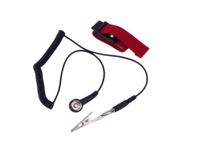 ESD Anti Statique Réglable Métal Bracelet Band Bracelet Clips Grounding