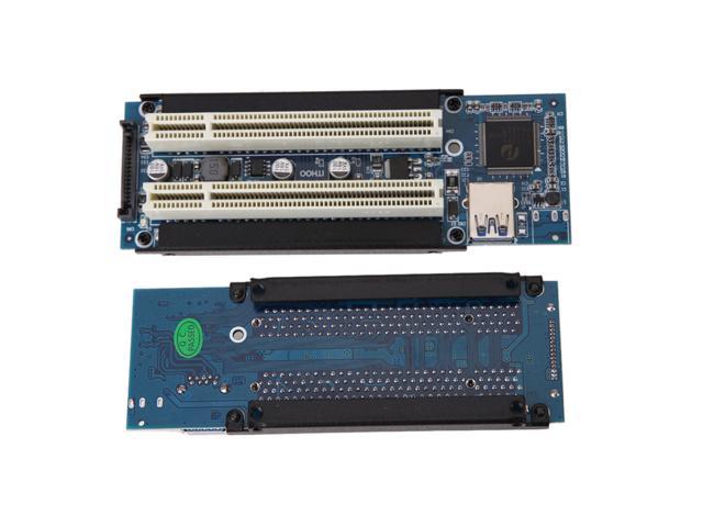 PCI-E Express X1 to Dual PCI Riser Extend PCI-E 1x to 16x USB 3.0 Adapter Card 