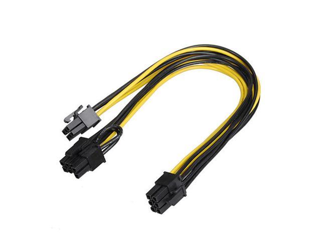 Cable Length: Other ShineBear PCIe GPU 8Pin Male to 2 Ports 6Pin Power Supply Cable ATX 12V PCI-E Video Graphics Card Power Port Multiplier for GX1100M Module 