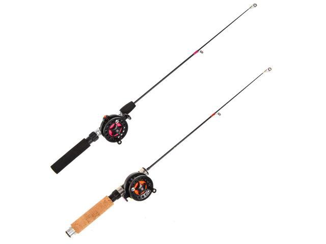 Entertainment Ice Fishing Rod Pen Valve Pole Tackle Spinning Casting Hard 