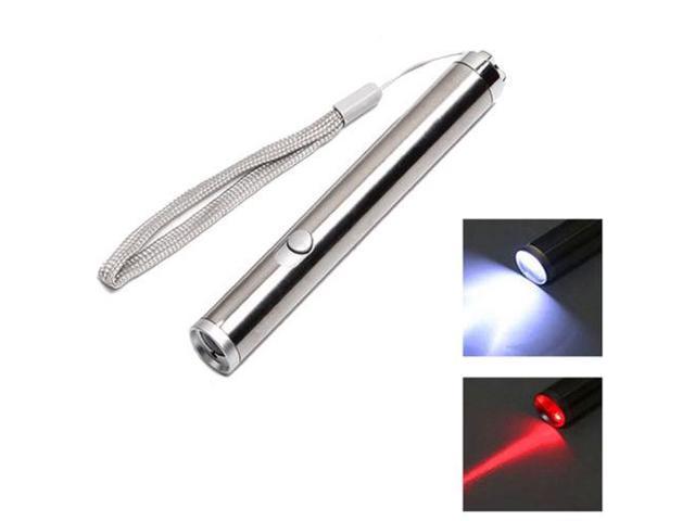 Portable 1mW Red Laser Pointer Pen LED Flashlight With Money Detector Function P