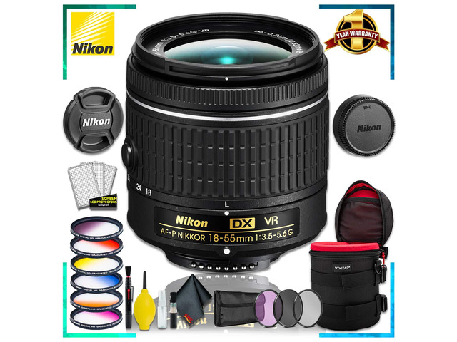 Veatree Set Paraluce 55mm Per Nikon 18-55mm – Gomma Collassabile, Tulipano Reversibile, Tappo E Panno In Microfibra