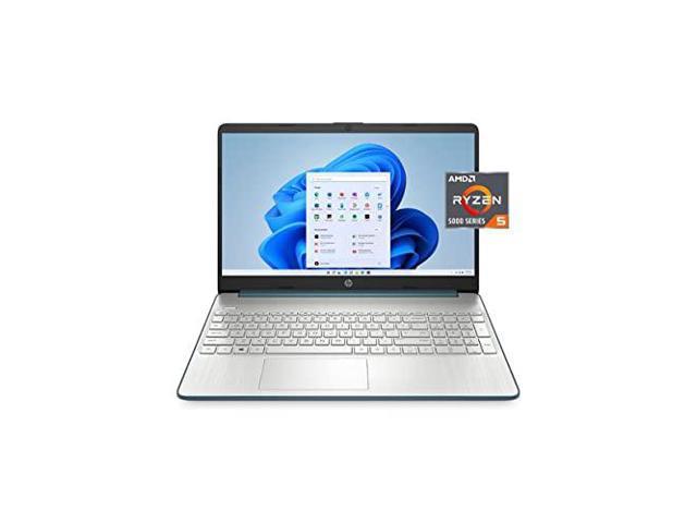 Newest HP 15.6" Laptop , FHD, AMD R5-5500U, 8GB RAM, 256GB SSD, Windows 11, Spruce Blue