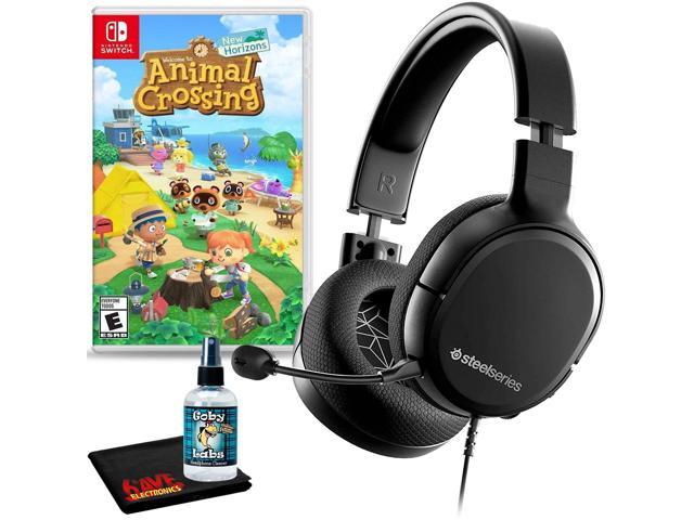 SteelSeries Arctis 1 Wired Gaming Headset Includes 6Ave Cleaning Kit and Nintendo Animal Crossing: New Horizons