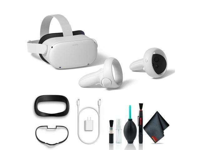 Meta Quest 2 Advanced VR Headset (128GB, White) Bundle with 6Ave