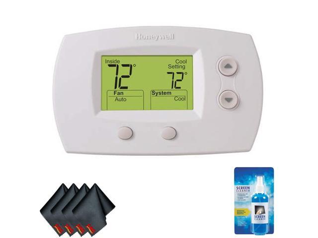 Honeywell TH5220D1029 Focuspro 5000 Non-Programmable Thermostat Bundle ...