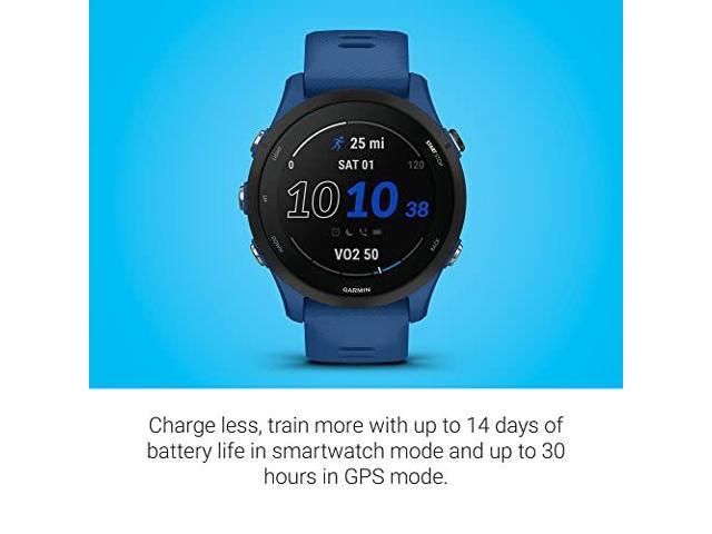 Garmin Forerunner 255 Multisport GPS Smartwatch, Tidal Blue #010