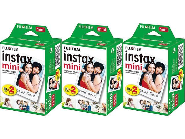 Vallen onbekend bar Refurbished: Fujifilm Instax Mini Instant Film (3 Twin Packs, 60 Total  Pictures) - Imported - Newegg.com