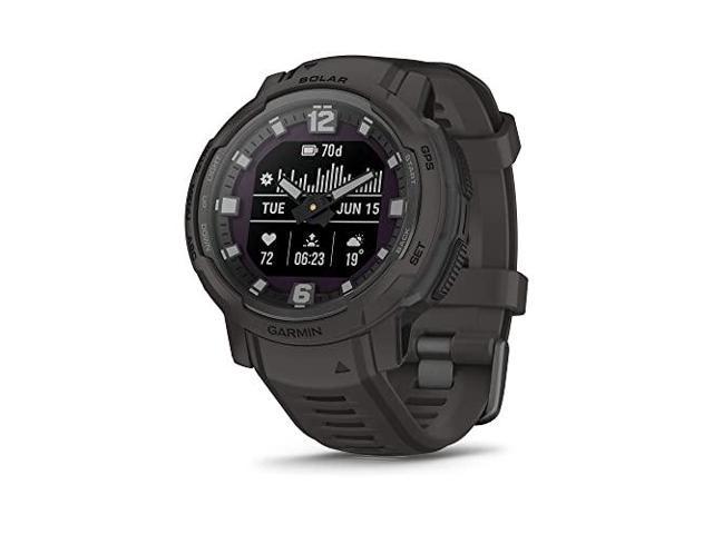 Garmin Instinct Crossover Solar, Rugged Hybrid Smartwatch with