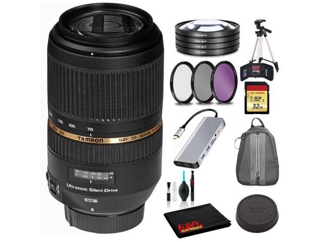 Tamron SP 70-300mm f/4-5.6 Di VC USD Telephoto Zoom Lens for Canon