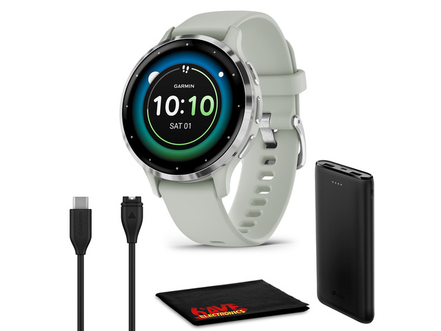 Garmin Venu 3S Advanced Fitness And Health Tracker Smart Watch - Sage Gray Case
