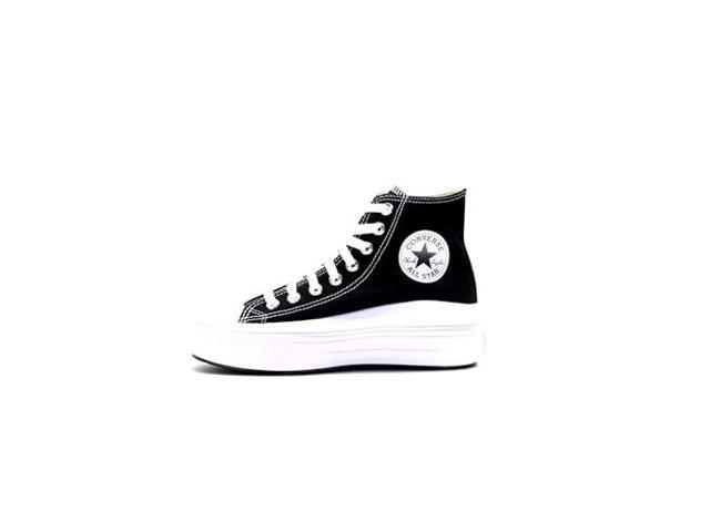 Converse Women's Medium Shaft Track Shoe, Black Natural Ivory White, 8. ...