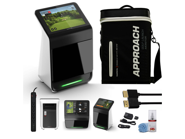 Garmin Approach R50 Premium Golf Launch Monitor and Simulator Bundle ...