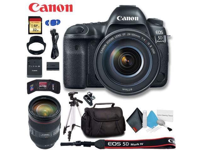 Canon EOS 5D Mark IV DSLR Camera with 24-105mm f/4L II Lens (Intl