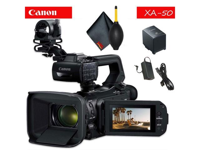 Canon XA50 Professional UHD 4K Camcorder Base Accessory Bundle