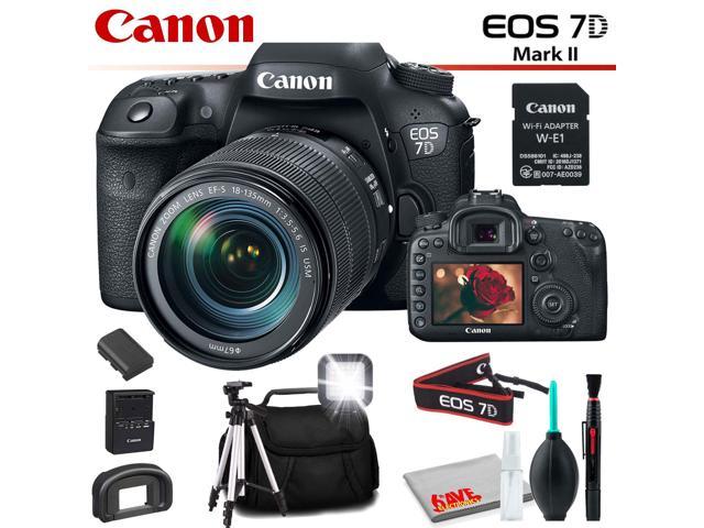 Canon EOS 7D Mark II DSLR Camera with 18-135mm Lens & W-E1 Wi-Fi
