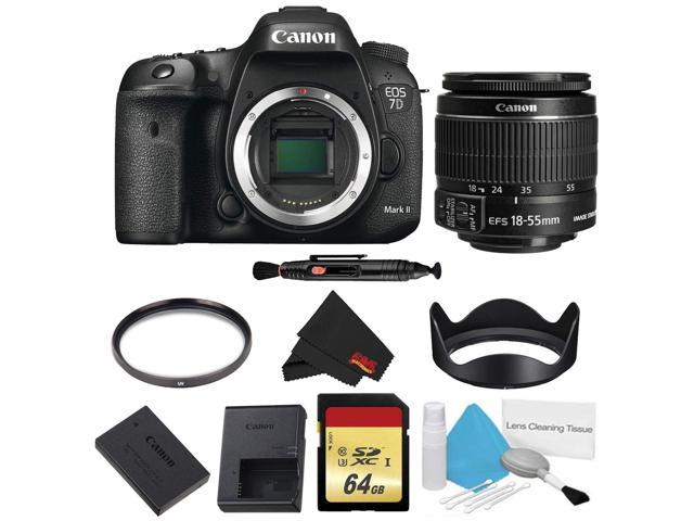 Canon Eos 7d Mark Ii Dslr Camera Body Only Basic Filter Bundle W