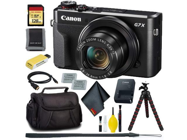 Canon Powershot G7 X Mark Ii Digital Camera 128gb Memory Extra Battery Bundle Newegg Com