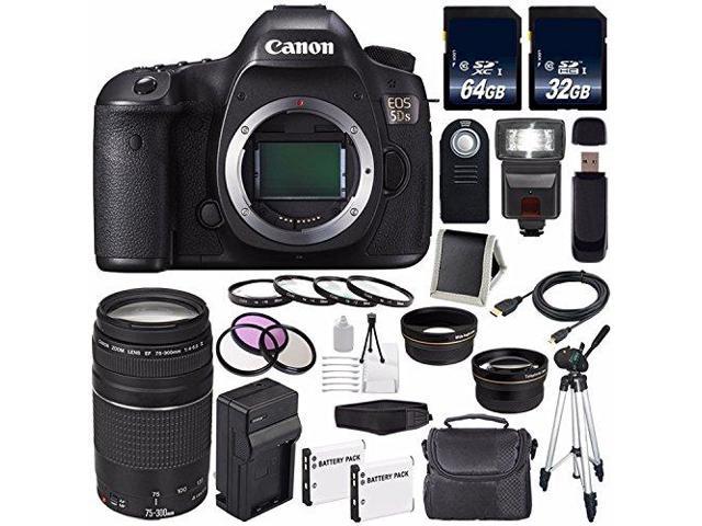 Canon EOS 5DS DSLR Camera (International Model) (0581C002) + Canon EF ...